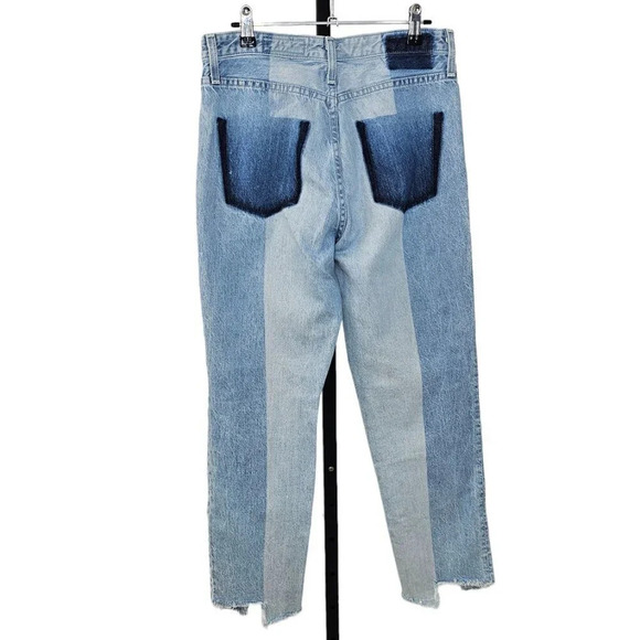 AG Adriano Goldschmied The Phoebe Vintage High Waisted Tapered Leg Raw Edge  28 - Picture 3 of 10